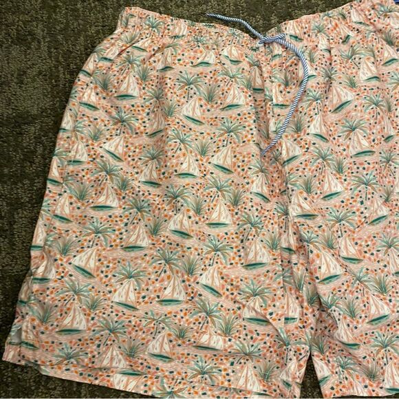 TailorByrd Boats Print Swim Trunks - Picture 5 of 9